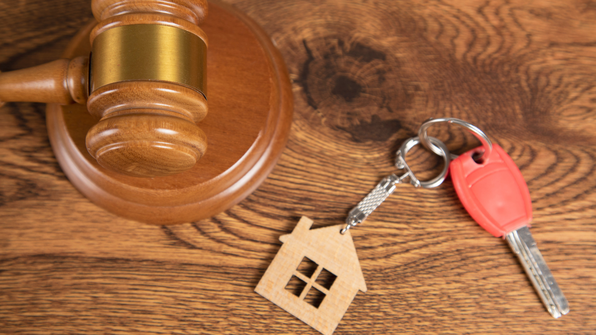 Court-ordered home sale divorce California real estate contract and legal documentation