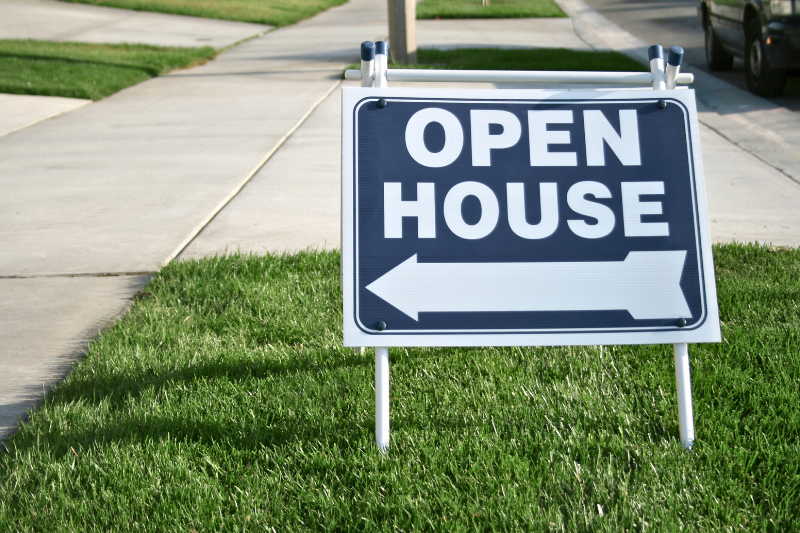Do open houses work divorce real estate sale in San Joaquin County.
