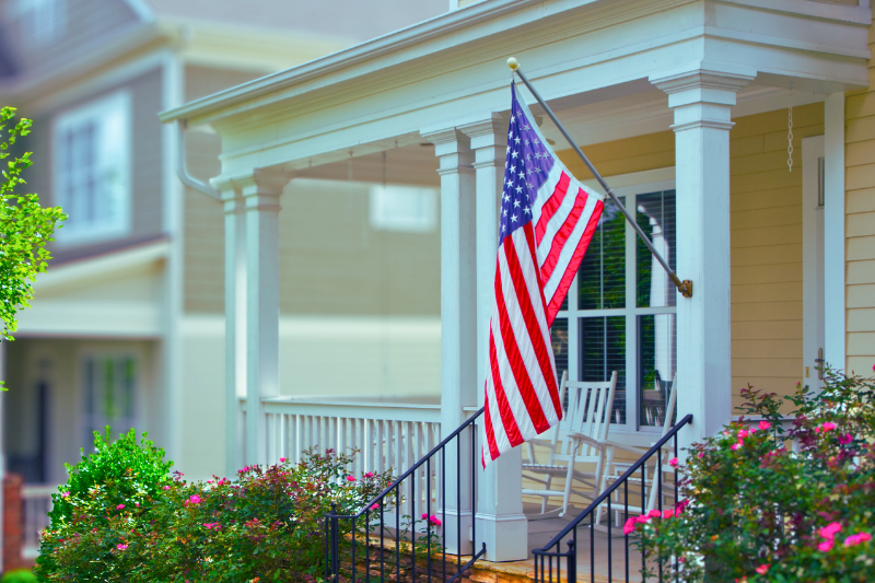 A veteran exploring options for a VA loan buying home after divorce in a professional San Joaquin County residential neighborhood.